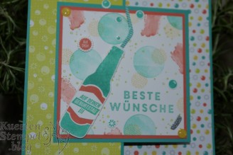 Double Z Joy Fold card, Anleitung, Vielseitige Grüße, Einfach Spritzig, Auf dich, Einfach erfrischend, Stampin' Up, Kuestenstempel.blog